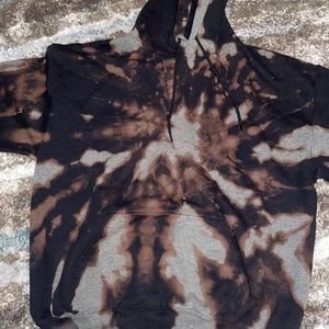 Black Bleached Hoodie